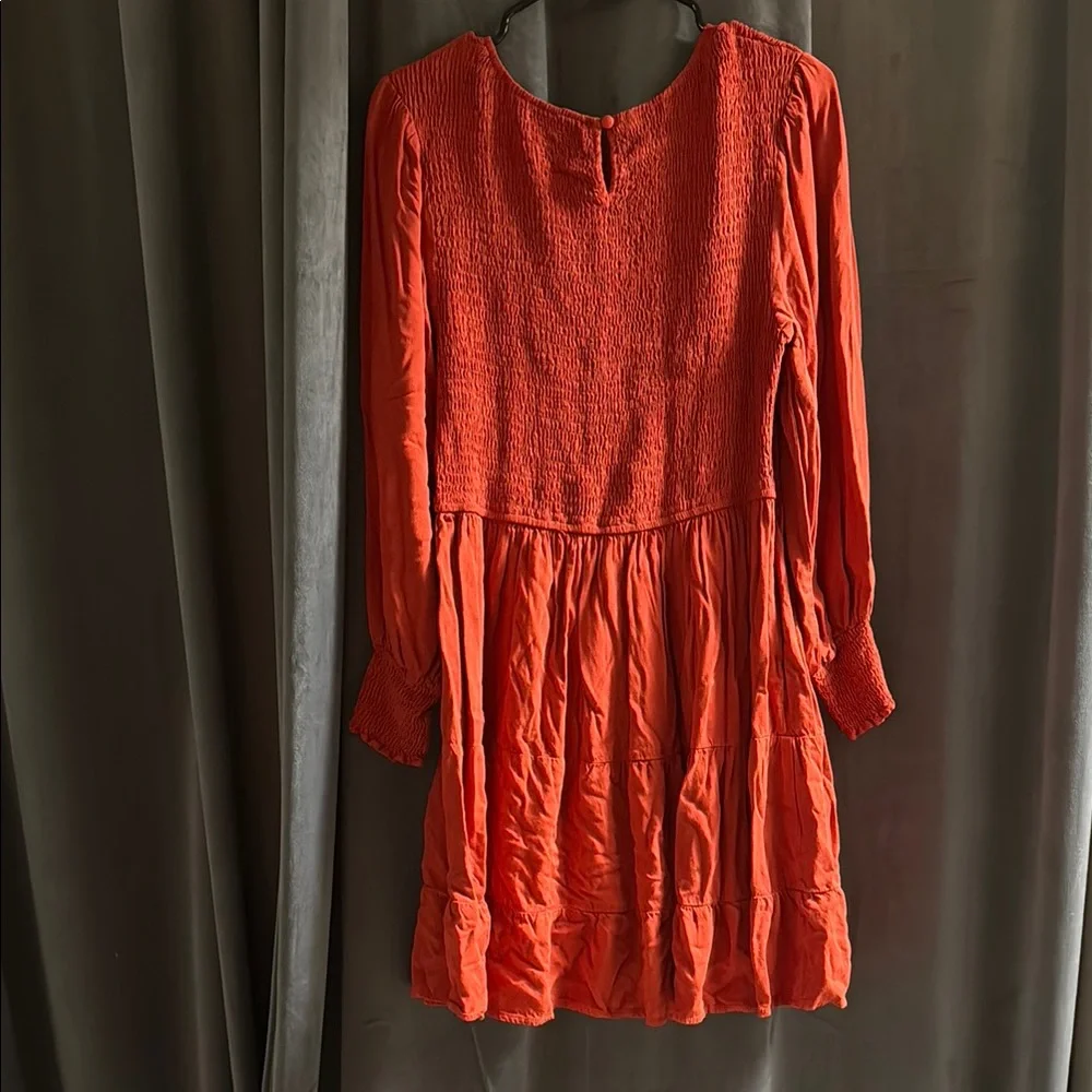 Casual Long Sleeve Sundress - Picture 2 of 6